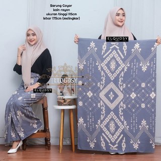 EL QUDSY SARUNG BATIK WANITA SANTUNG GOYOR GLOYOR MBAK SANTRI AQIL