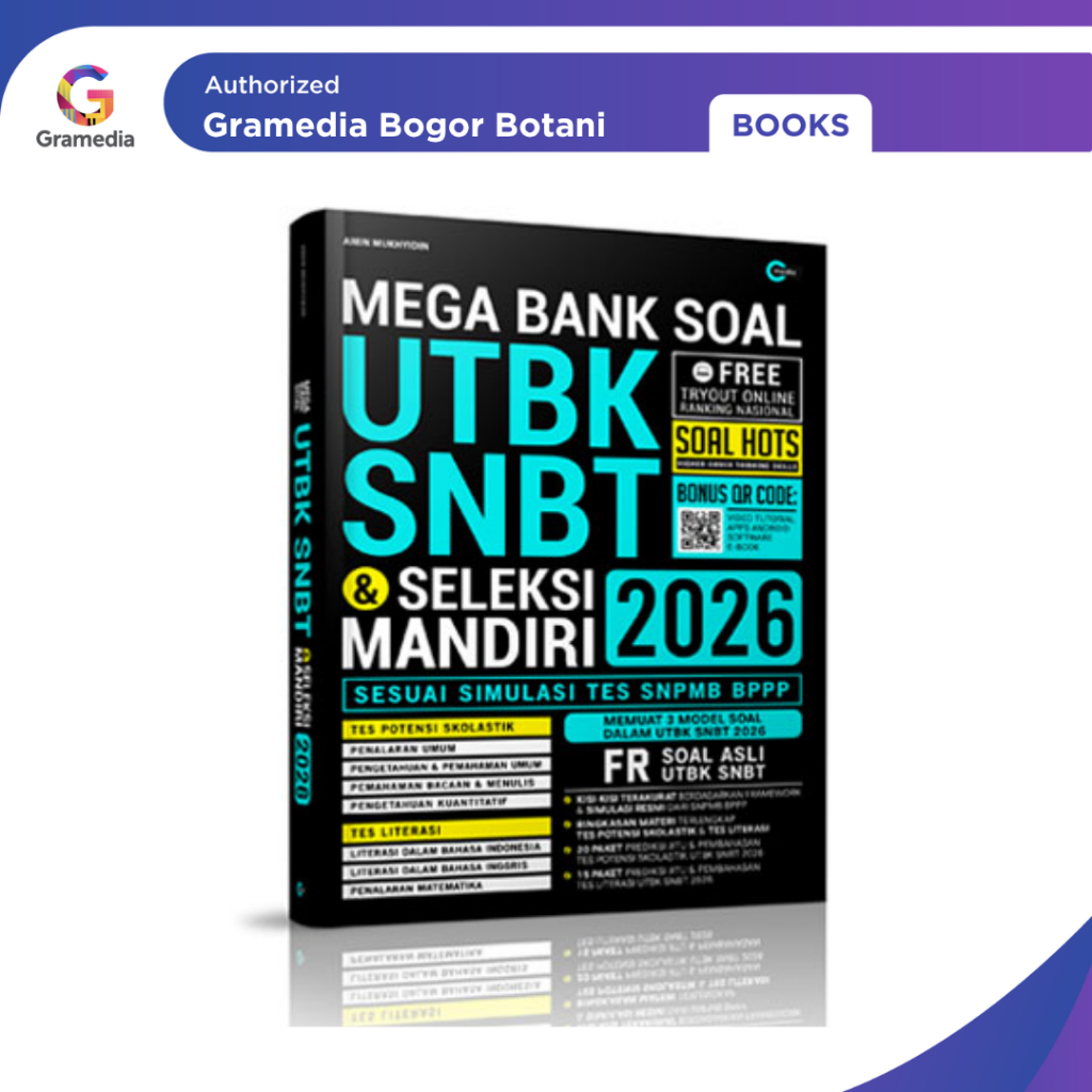 Gramedia Bogor - Mega Bank of UTBK SNBT & คําถามที่คัดสรรมาอิสระ 2026