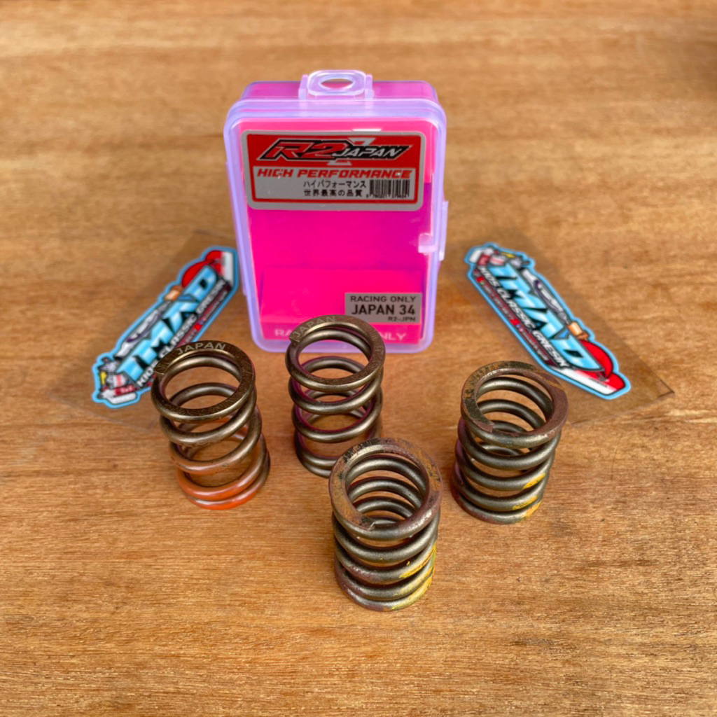 R2JAPAN VALVE SPRING 32 34 วาล์วญี่ปุ่น SPRING R2 COMPETITION MIO JUPITER VEGA BEAT GRAND VARIO KIRA