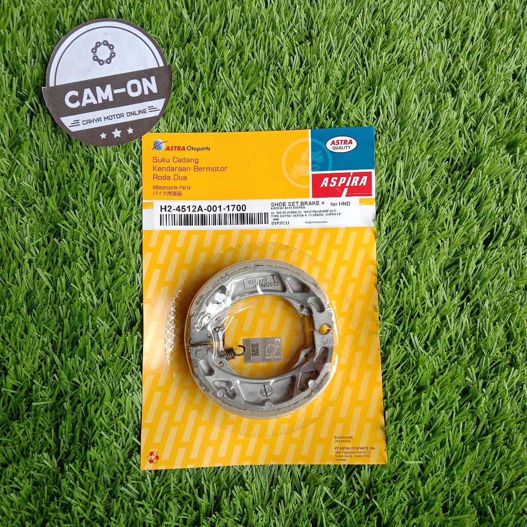 PRODO ผ้าเบรคหน้าหลัง GRAND SUPRA REVO ABS GL100 + SPRING | รองเท้าเบรก GRAND SUPRA REVO DRUM