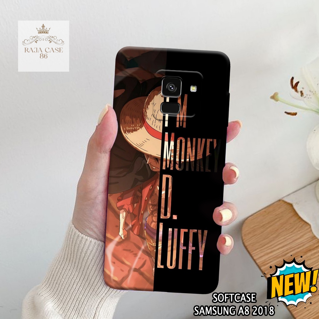 เคส HP Samsung A8 2018 - Rajacase - เคส Samsung A8 2018 - เคส One Piece Motif - กันรอยมือถือ - Samsu