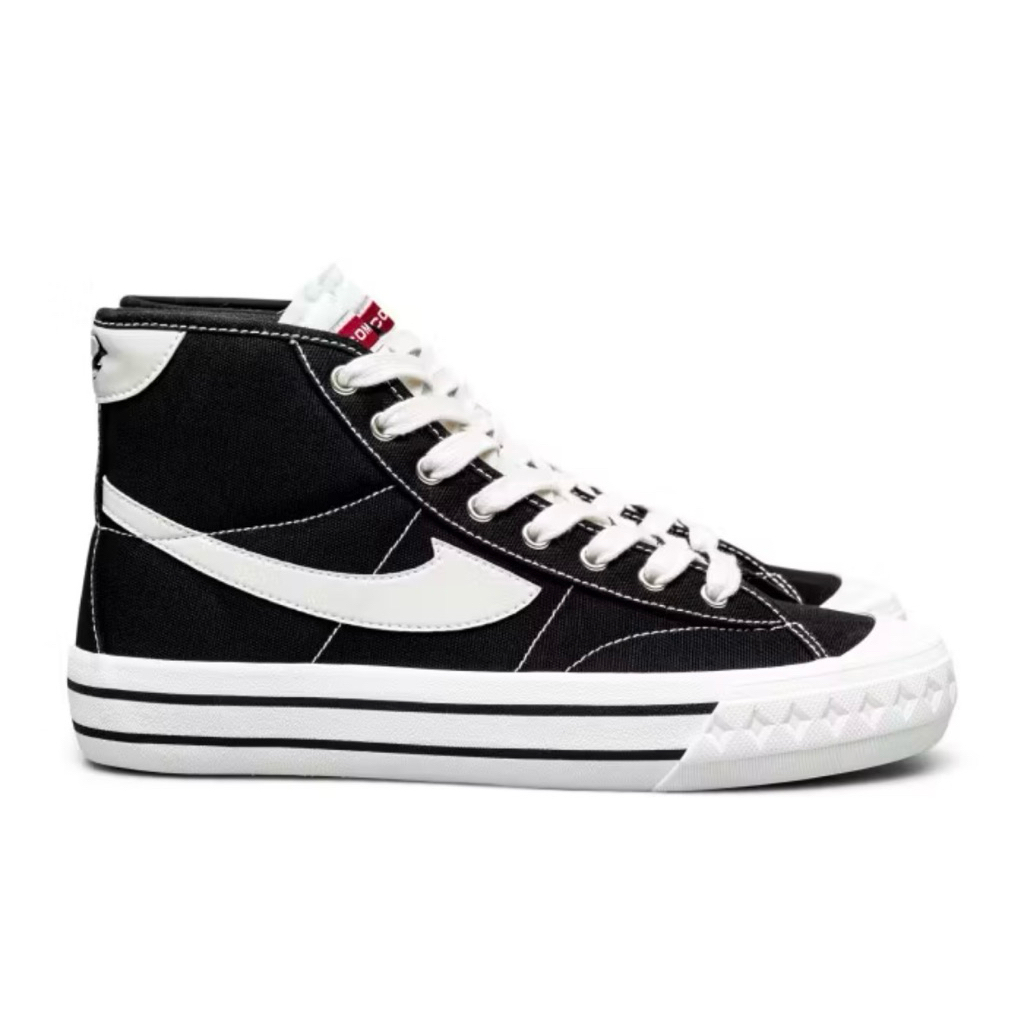 Compass Retrograde Hi Black White Shoes 100% Original [BNIB]
