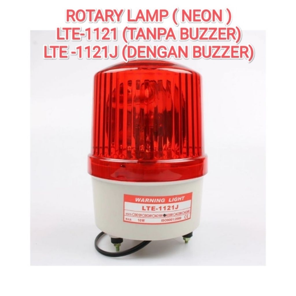 FORT ROTARY LTE-1121 NON Buzzer /LTE-1121J พร้อมไฟเตือน Buzzer โคมไฟโรตารี โคมไฟนีออน