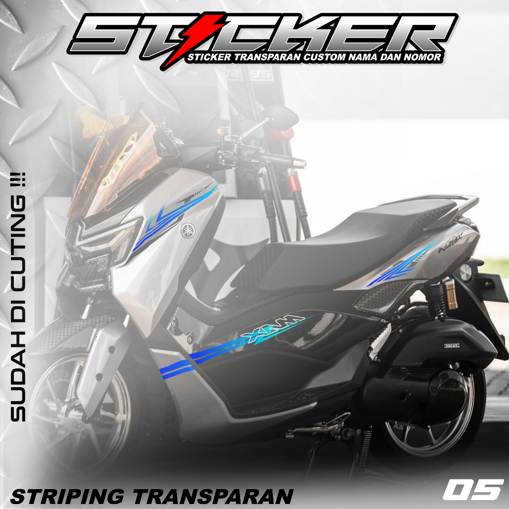 767 TRANSPARENT STRIPING NMAX TURBO/NEO - TRANSPARING NMAX TURBO/NEO LIST COOL RACING