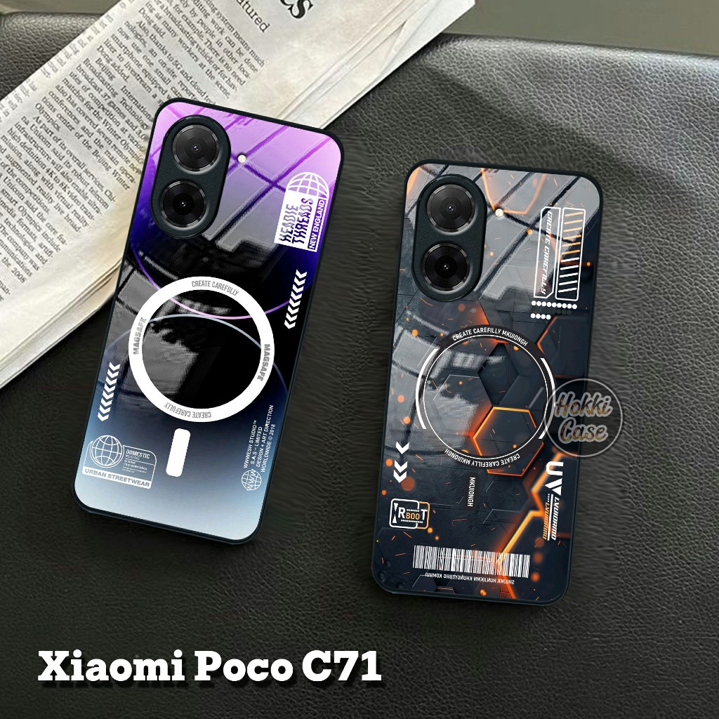 Case For Poco C71 - Softcase Glass Poco C71 - Casing Poco C71 - Silicone For Poco C71 - Case Compati