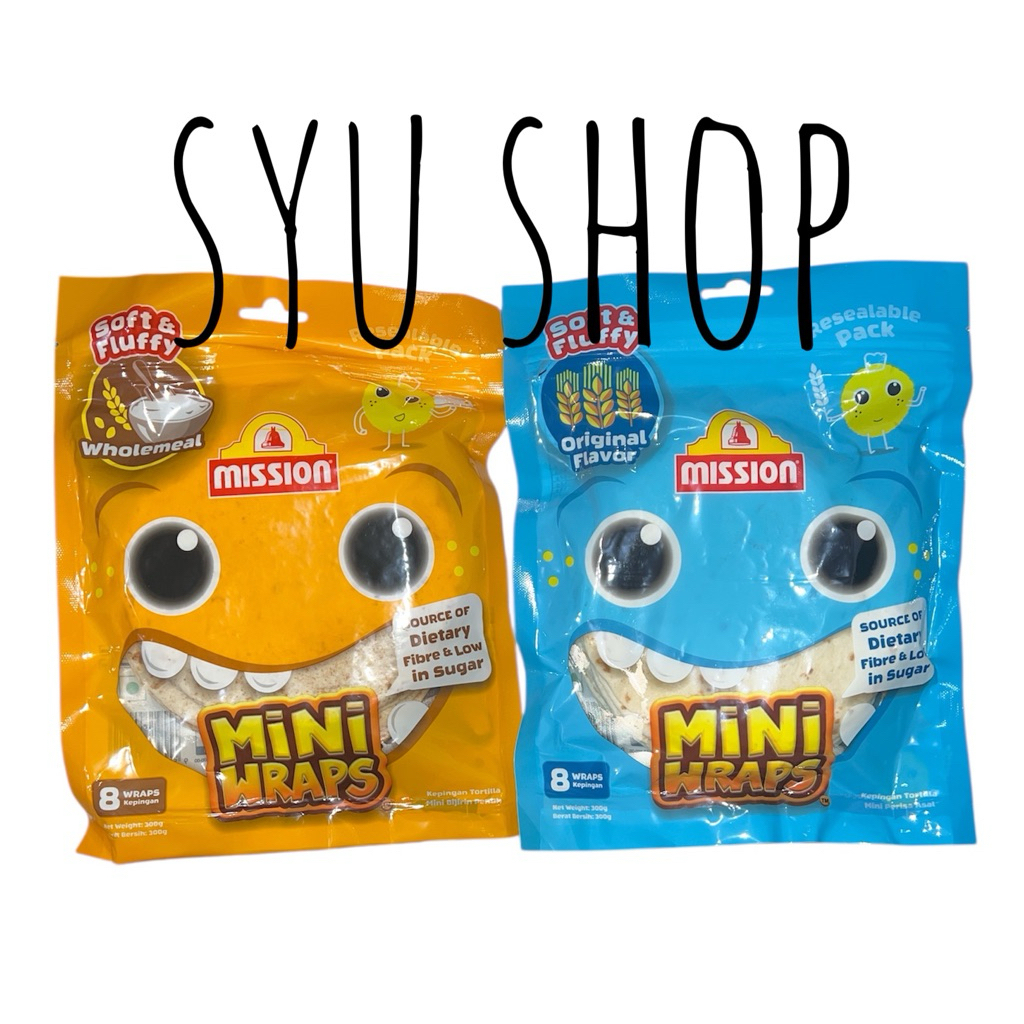 Mission mini wraps kids originala โฮลเกรน 300 gr