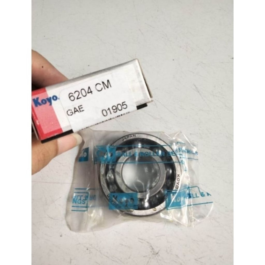 แบริ่ง 6204 เปิด (ไม่มีฝาครอบ) KOYO JAPAN