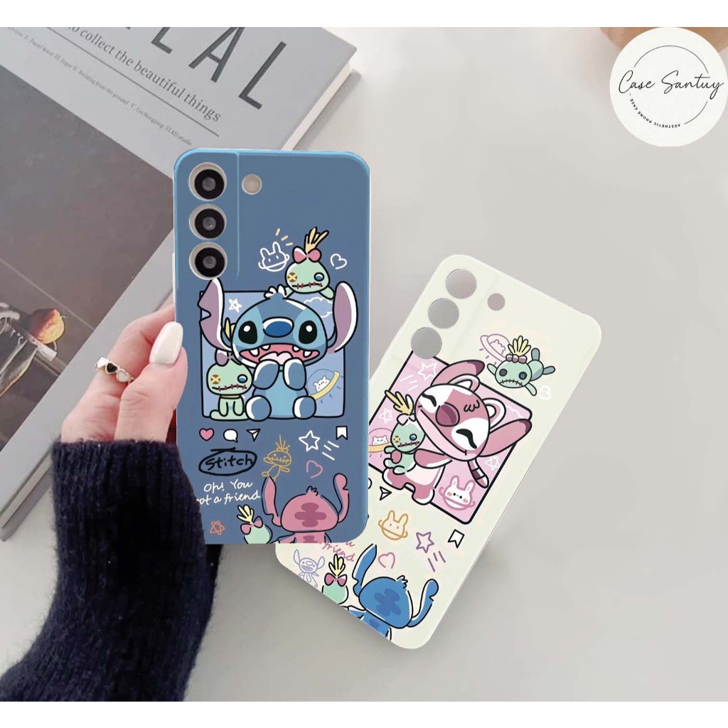 น่ารักอินเทรนด์ความงามStitchคู่SoftcaseสําหรับXiaomi Redmiหมายเหตุ14 13 12 11 10 9 8 7 6 Redmi 15C 1