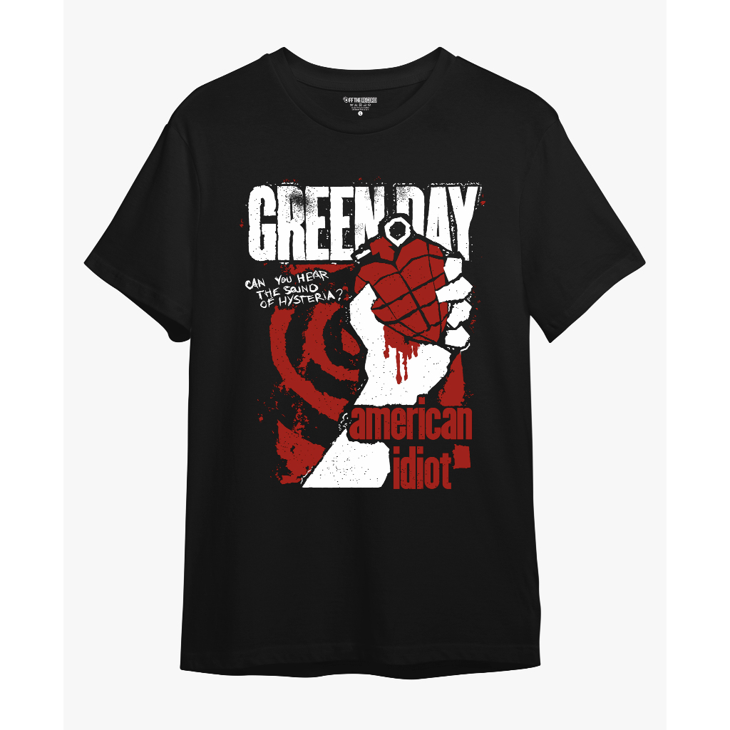 เสื้อยืด GREENDAY AMERICAN IDIOT BAND