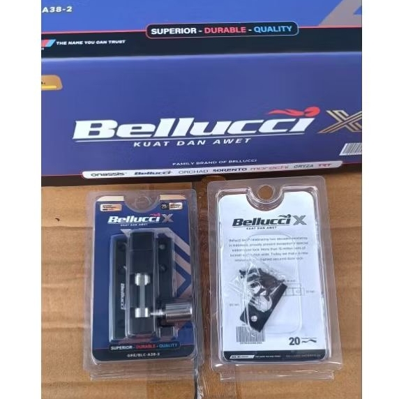 Belluci 2" BLACK Latch / Belluci A38-2 BLK Latch / 2" Black Door Slot / 2" Black Window Slot / 2" Be
