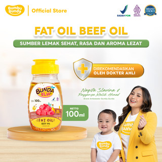 Bumbu Bunda Fat Oil 100ml | Lemak Daging Asli | Lemak Ayam, Sapi & Salmon | No MSG | BB Booster MPASI