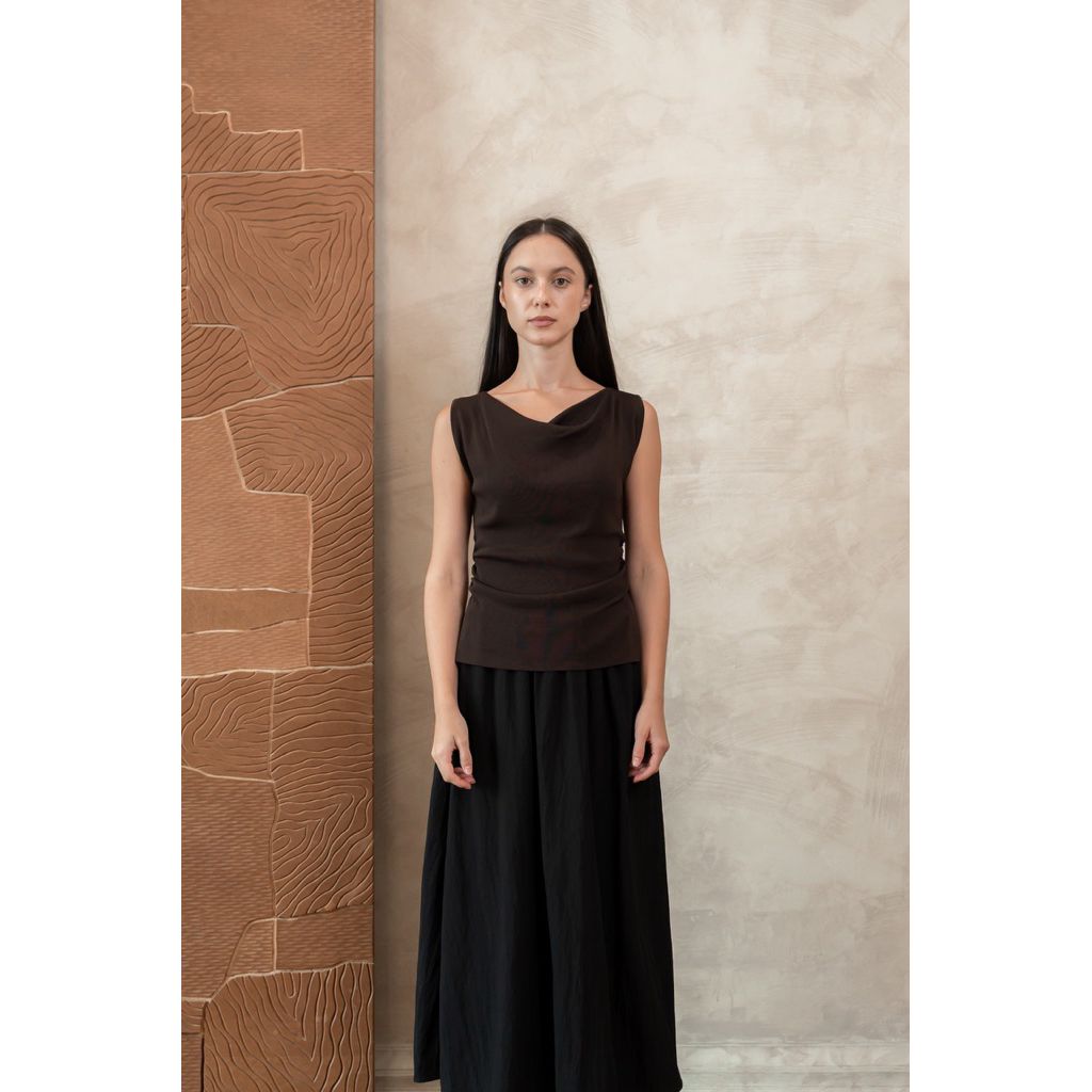 เสื้อถักคอ Cedar - Wave Cowl