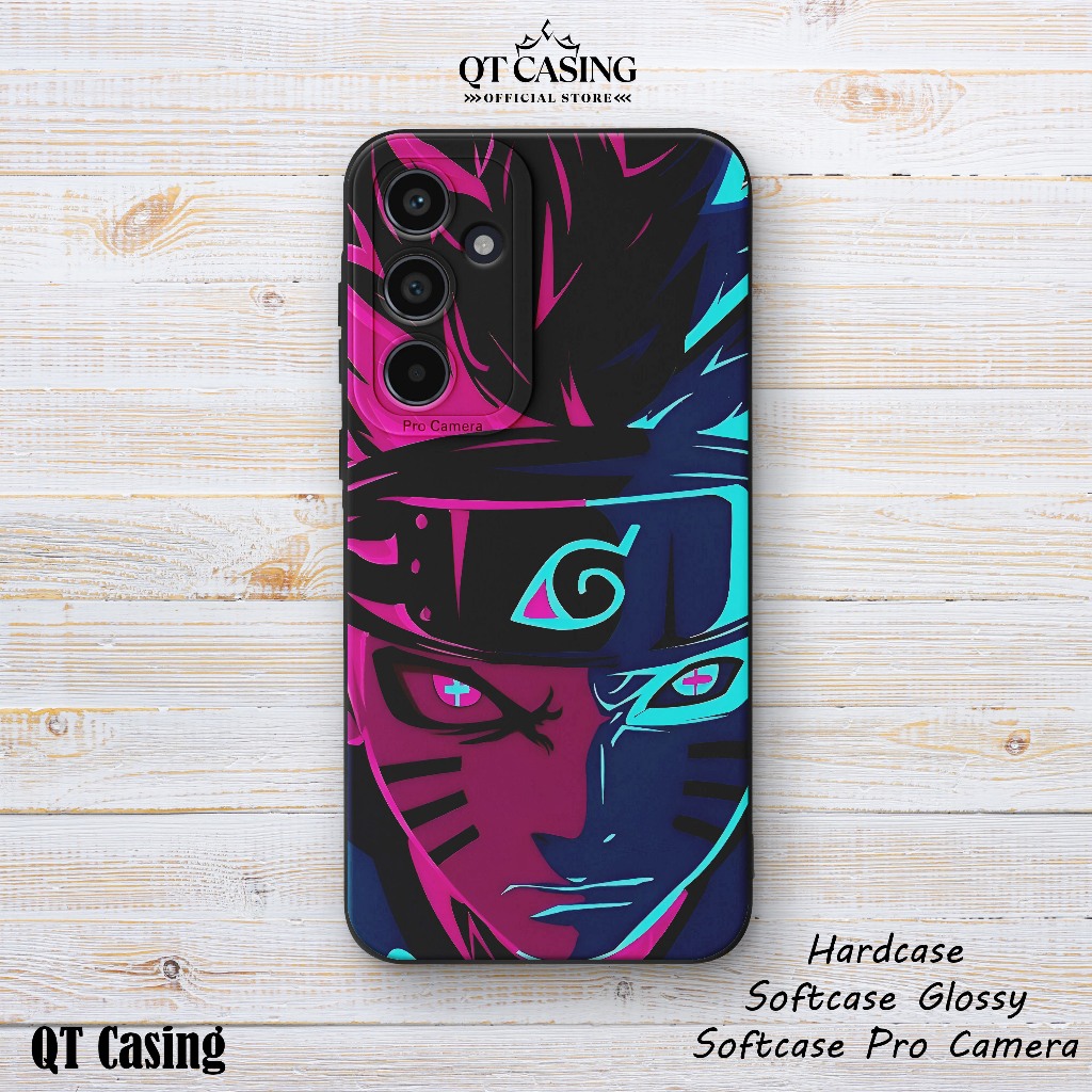 Softcase Pro กล้อง Samsung A04S A13 5G A05S A14 A15 A16 A24 A25 A34 A35 A54 A55 Motif อะนิเมะ Narut0