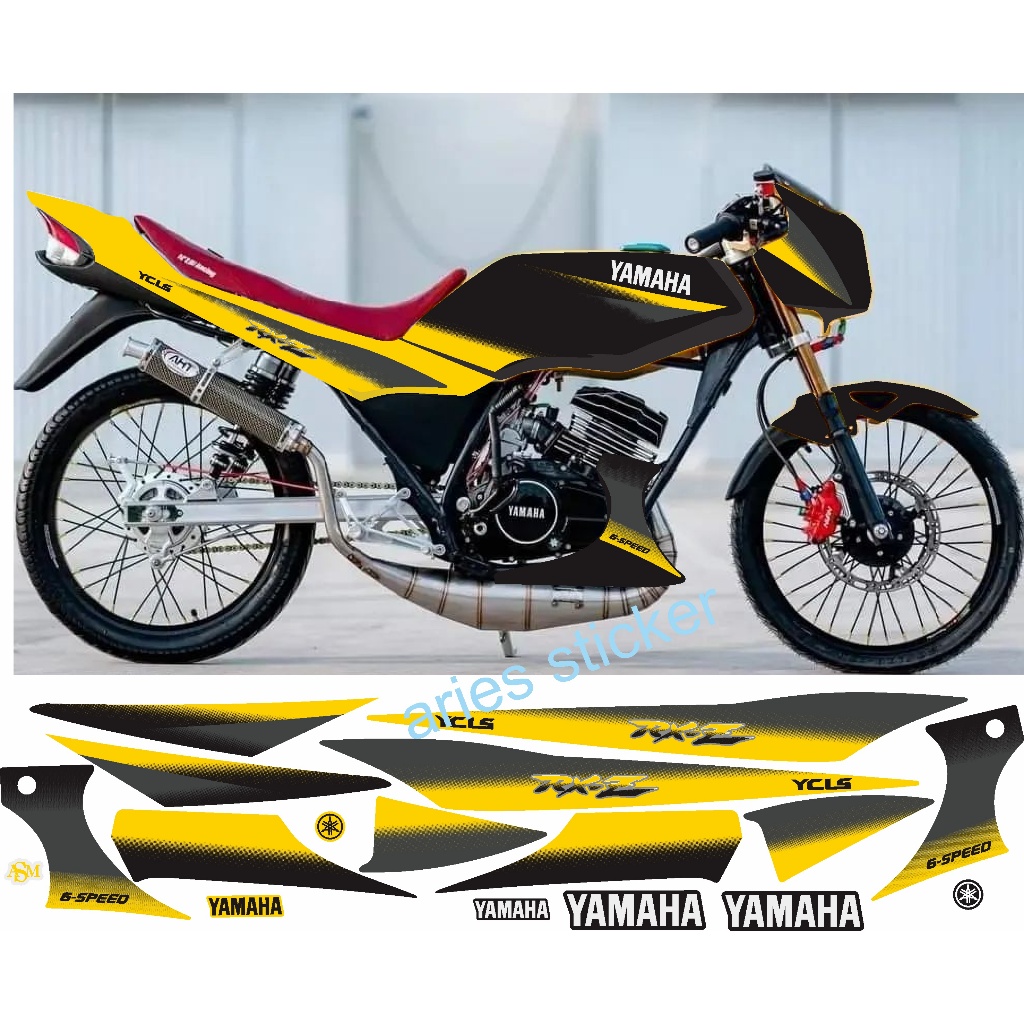สติ๊กเกอร์ Striping rxz ตลับ การเปลี่ยนแปลงเอง 001