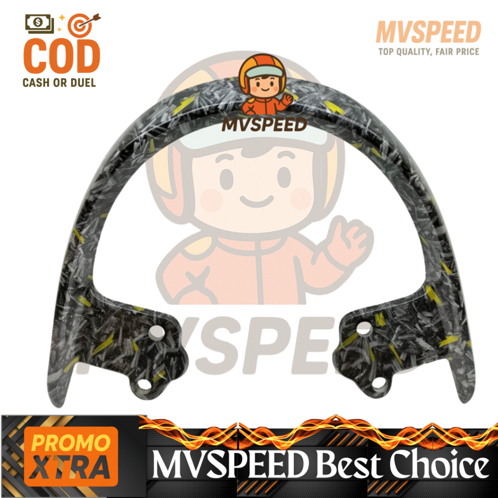 Scoopy Carbon Forged Braces Genio Carbon Forged Braces 4 สี Variants คุณภาพสูง