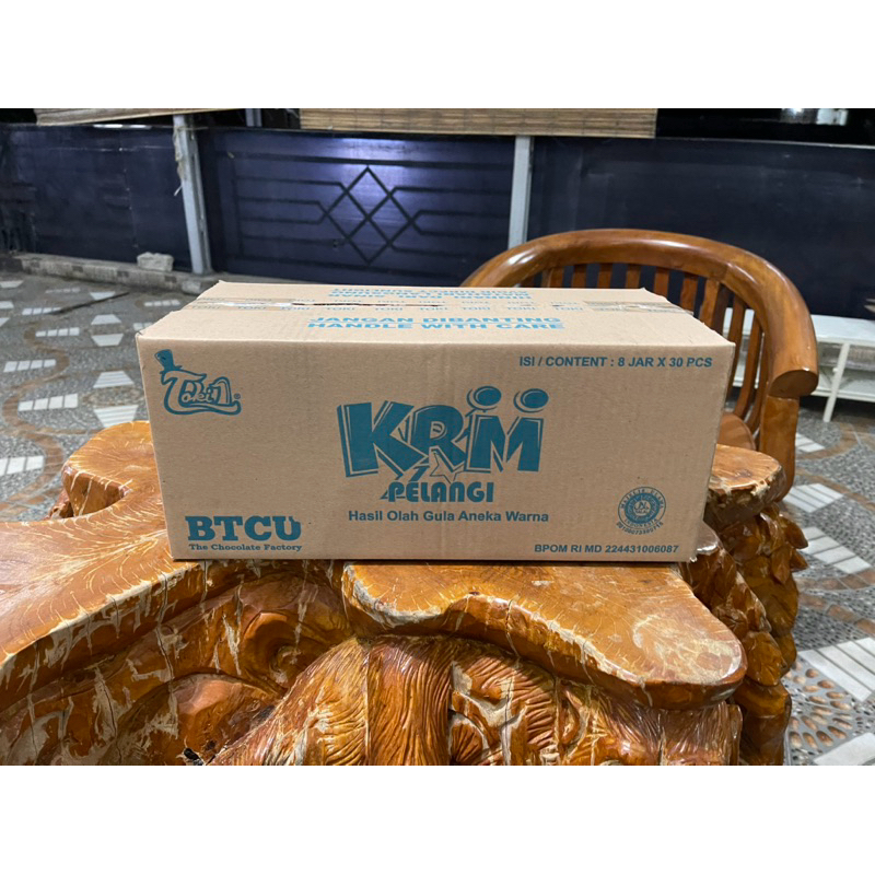 กระดาษแข็ง 40 ซม. x 20 ซม. x 17 ซม. (200) Used Rainbow Cream 8Jx30 Single Wall