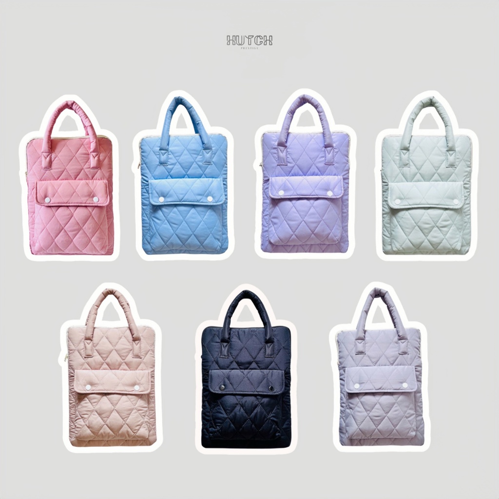 TULA Laptop Sleeve Puffy Diamond Quilted Bag / Laptop Bag