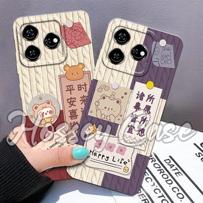 เคสนิ่มสําหรับ Oppo A3s / Realme C1 / A1k / Realme C2 / a5s / A7 / F9 / A12 / A11K - Happy day Motif