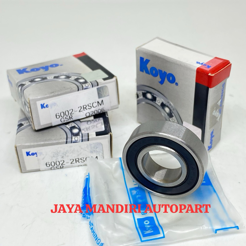 BEARING 6002 2RS KOYO BEARING RUBBER CAP 60022RS KOYO