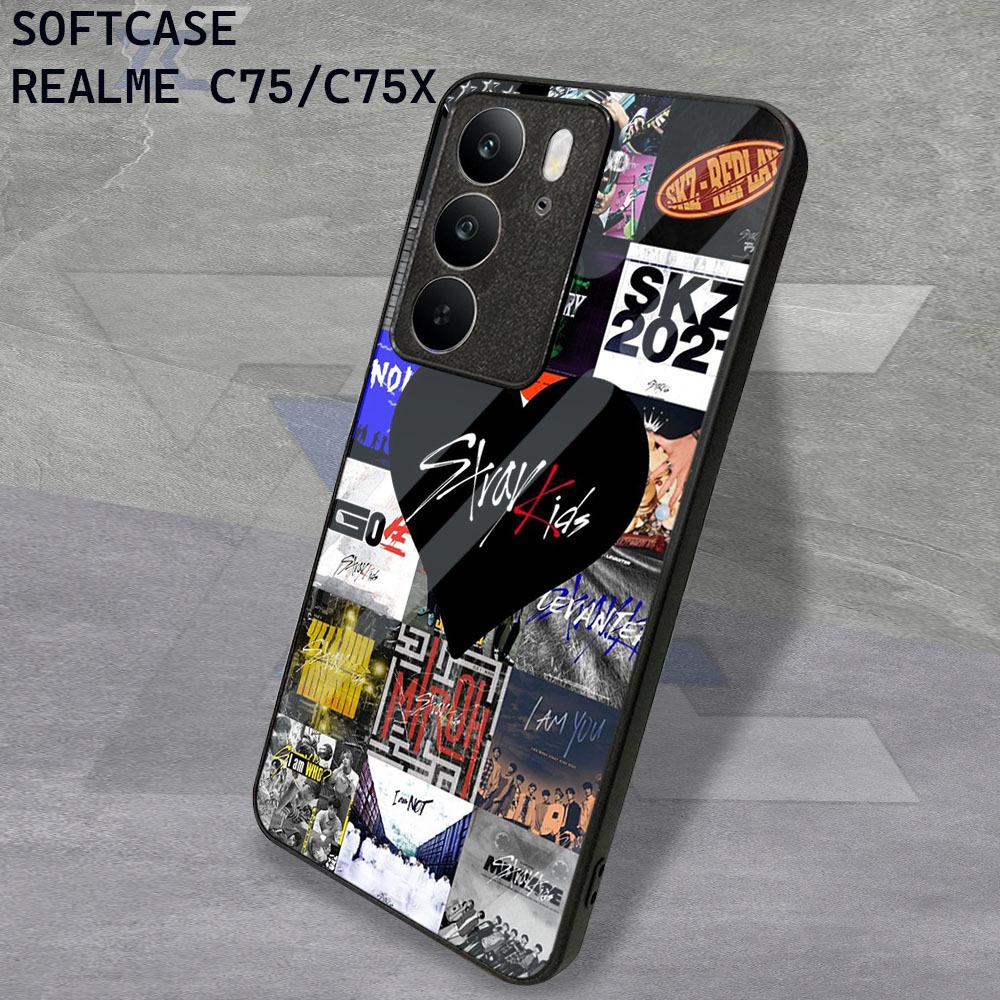 HP [TB38]Glitter Softcase สําหรับ REALME C75 / C75X ซิลิโคน Mica กรณีซิลิคอนป้องกันเคสโทรศัพท์กระจกเ