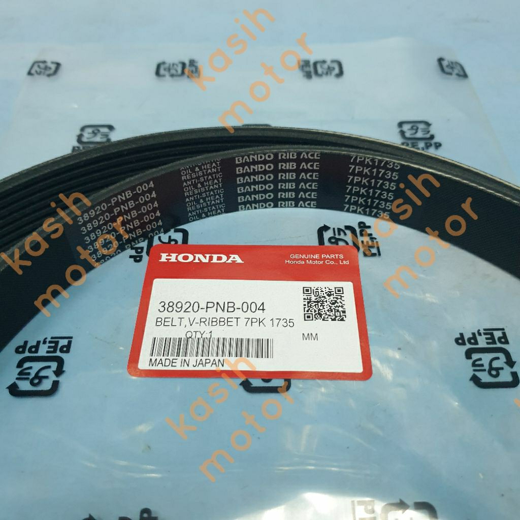 FAN BELT VAN BELT FAN BELT 7PK 1735 7PK1735 CRV GEN 2 GEN2 2.400CC ALPHARD 2.400CC ORIGINAL JAPAN