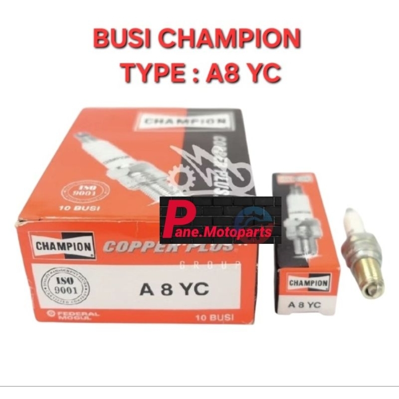 CHAMPION TYPE: A8YC SPARK PLUG TIGER MEGA PRO OLD PRIMUS GL PRO GL MAX SCORPIO OLD SCORPIO Z คุณภาพด