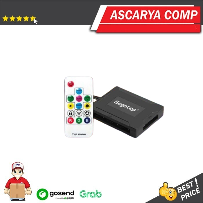 SEGOTEP ARGB CONTROLLER + REMOTE (10port 5v ARGB Controller + RM)