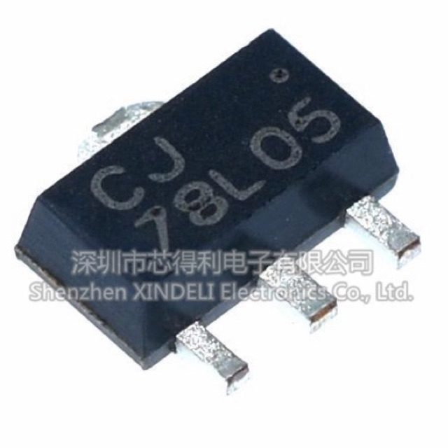 IC 78L05 7805 5V ตัวควบคุม SOT-89 SMD