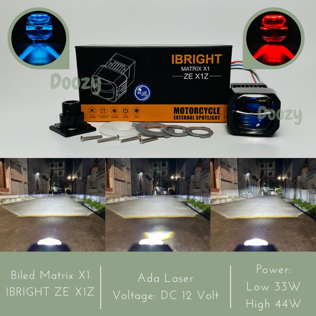 IBRIGHT ZE X1Z Biild Matrix X1 1.5 นิ้ว Plus Laser