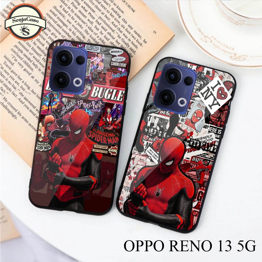 HP SENJACASE SOFTCASE GLASS TYPE 0PP0 RENO 13 5G ใหม่ล่าสุด - Silicone - เคสเคลือบเงา - เคส - ล่าสุด
