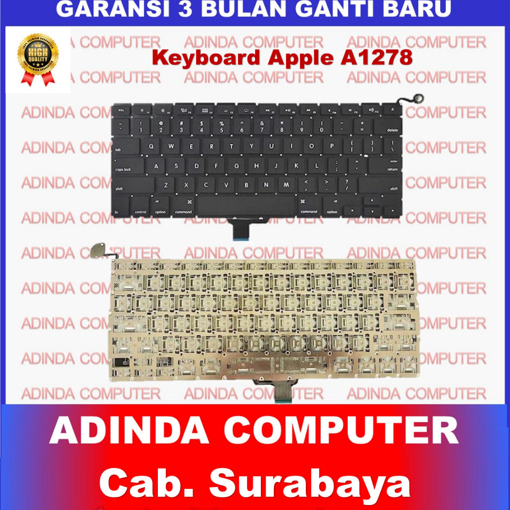 คีย์บอร์ด Apple Macbook Pro A1278