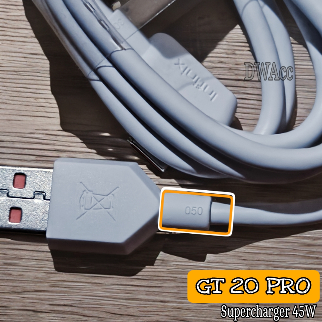 สายชาร์จ Infinix GT 20 Pro ของแท้ในตัว Gaming รุ่น L. ชาร์จเร็ว 45วัตต์