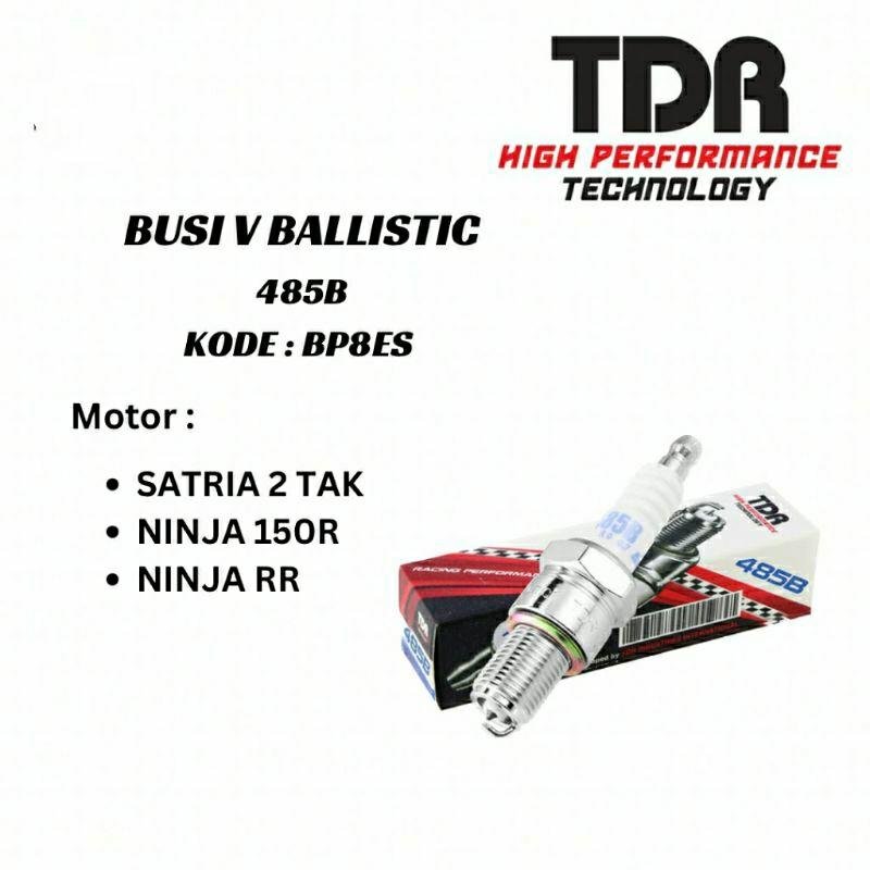 หัวเทียนแข่ง TDR Ballistic 485B Original RX King RXK RXS RX RX พิเศษ RX100 TS125 Satria 120 R 2 จังห