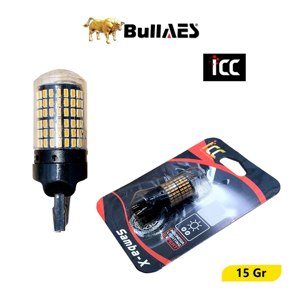 Lampu LED T20 7440 144 LED Superbright Bullaes Nonflash