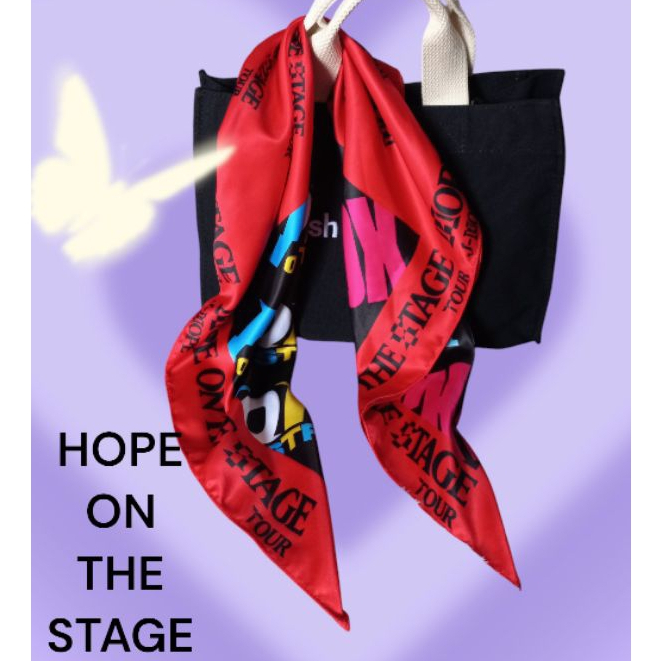 ดี3ว! BTS Scarf / JHOPE ON THE STAGE Scarf / BTS JHOPE Bandana / ผ้าพันคอน่ารัก