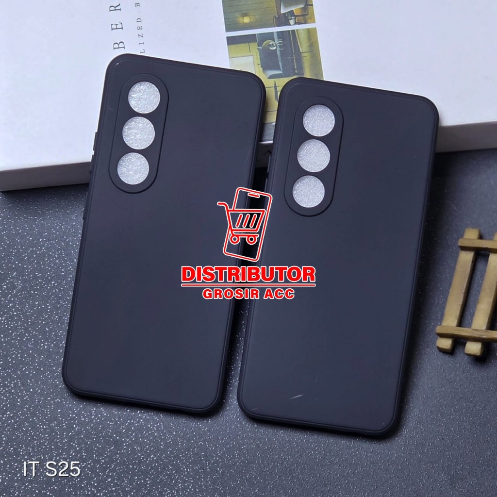 ITEL S25 ITEL S25 ULTRA CASE MACAROON BLACK PREMIUM SOFT CASE BLACK ITEL S25 ITEL S25 ULTRA MSB