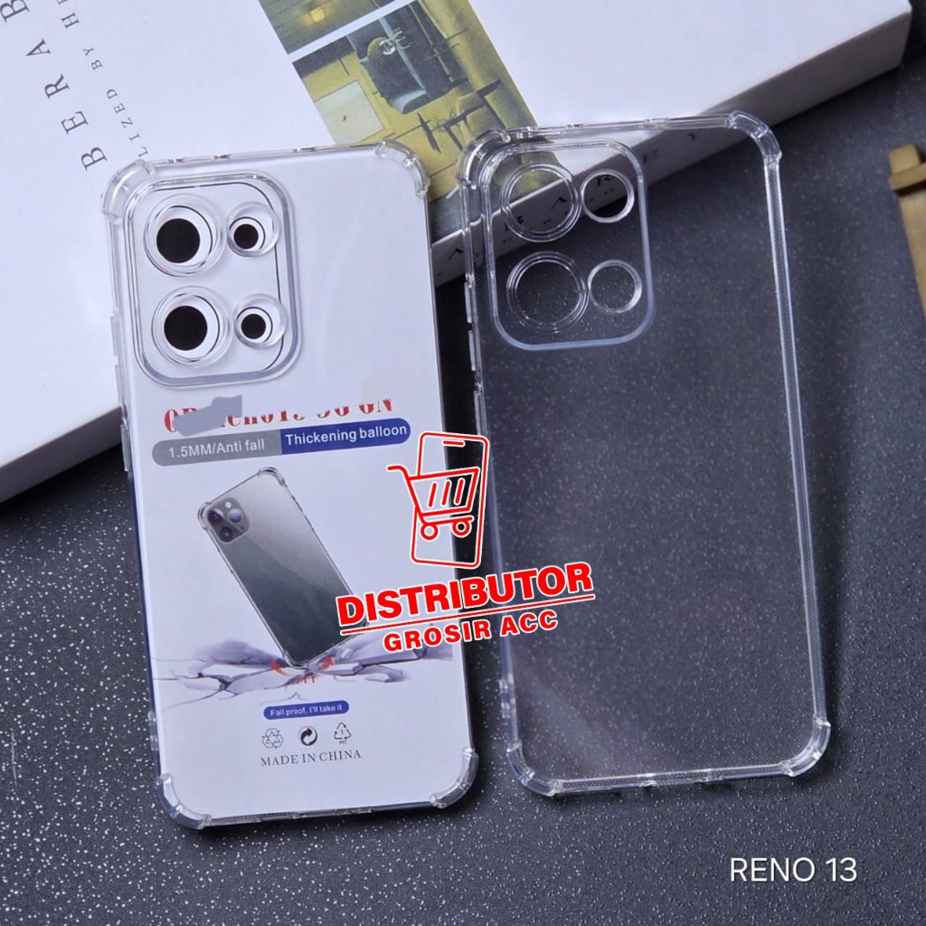 OPPO RENO 13 5G OPPO RENO 13 PRO OPPO RENO 13F CASE AIRBAG ANTI CRACK THICK SOFTCASE CLEAR OPPO RENO