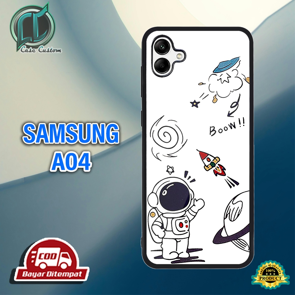 เคส HP SAMSUNG A04 ใช้งานได้สําหรับโทรศัพท์ทุกประเภท ยัง _เคสเงาล่าสุด _เคสแบบกําหนดเอง_Hardcase 2D 