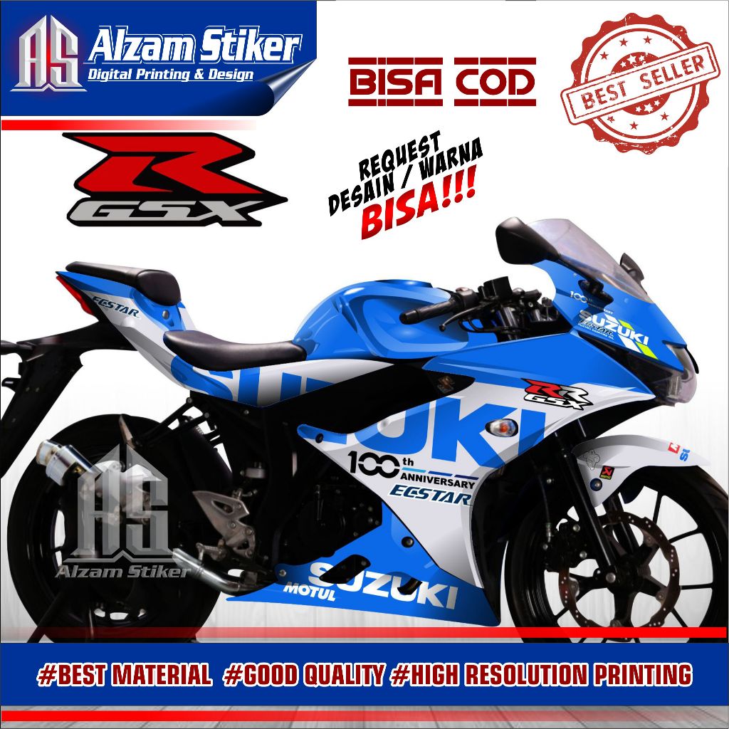 / รูปลอก GSX R150 Full Body / Striping GSX R 150 Fullbody / สติ๊กเกอร์รูปลอก GSX R Full Block สติกเก