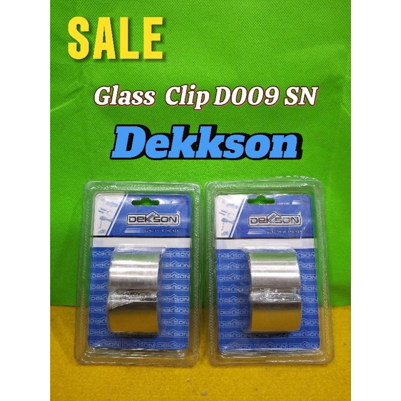 คลิปหนีบกระจก DEKKSON GC D009 SN ชั้นวางกระจกเชื่อมต่อกระจก