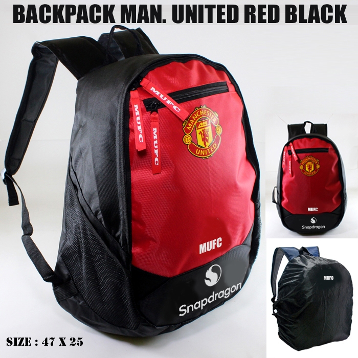 MANCHESTER UNITED BACKPACK - MANCHESTER UNITED LAPTOP BAG - MU FOOTBALL BAG