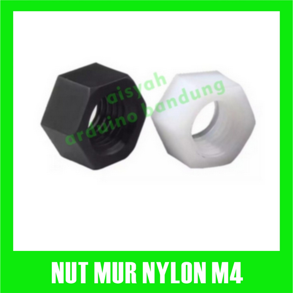 Nut Nylon M4 Pillar Spacer PCB M4 Standoff Nut M4 mm Nylon