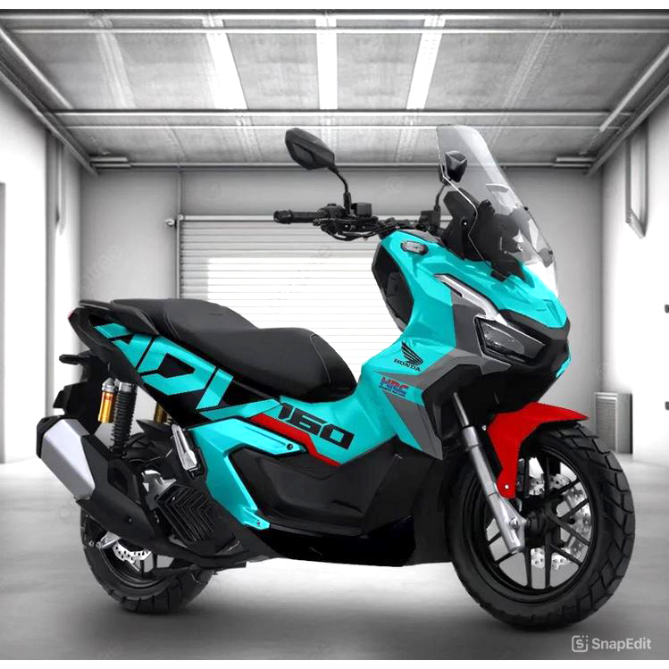 สติ๊กเกอร์รูปลอก ADV 160 สติ๊กเกอร์รูปลอก Adv 160 ใหม่ Full Body Custom ฟรีรหัสเปล่า hirty