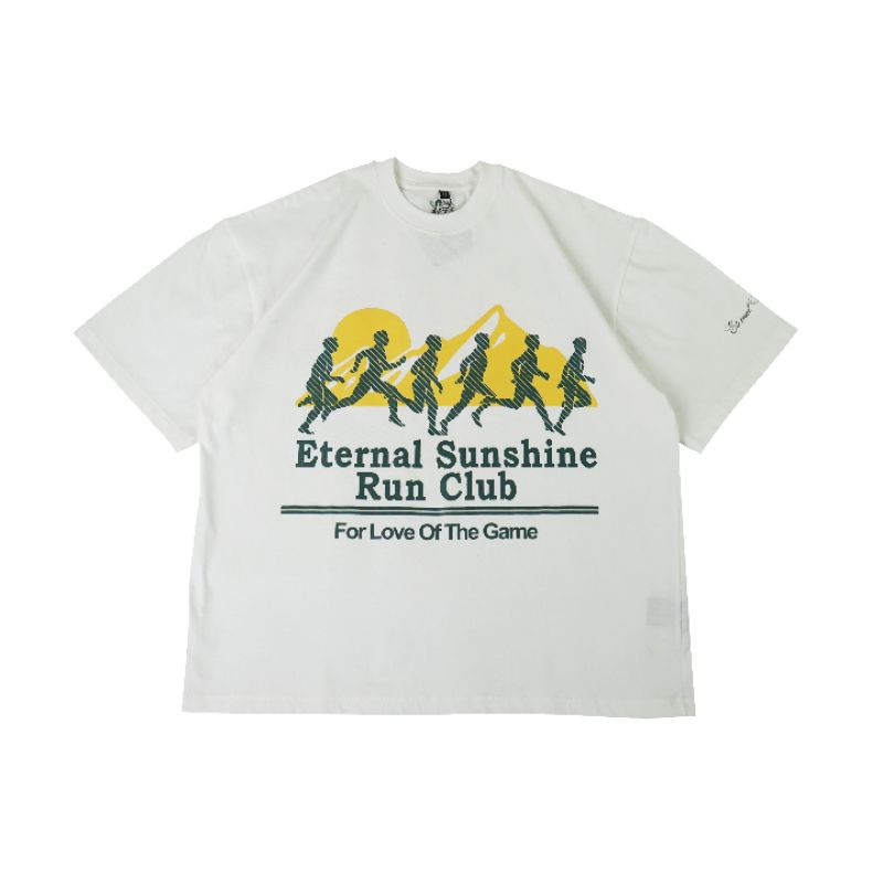 เสื้อยืด Boxy โอเวอร์ไซส์ Eternal Sunshine - Run Club Green