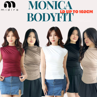 Monica Bodycon Top Bodyfit Pas Body U Can See Premium