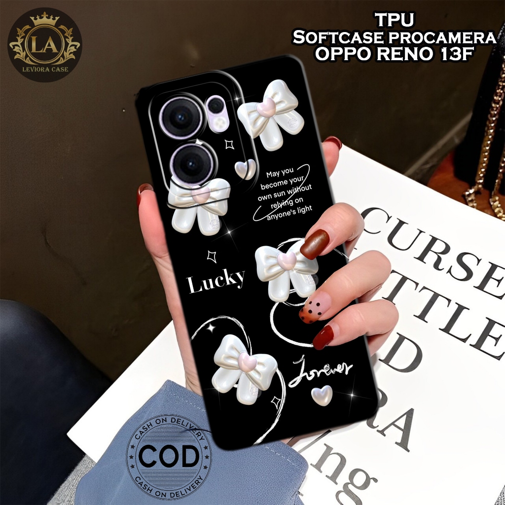 เคส HP ล่าสุด Oppo Reno 13F 2025 - เคส Leviora - เคสแฟชั่นสีดํา - Oppo Reno 13F 2025 Softcase - เคสก