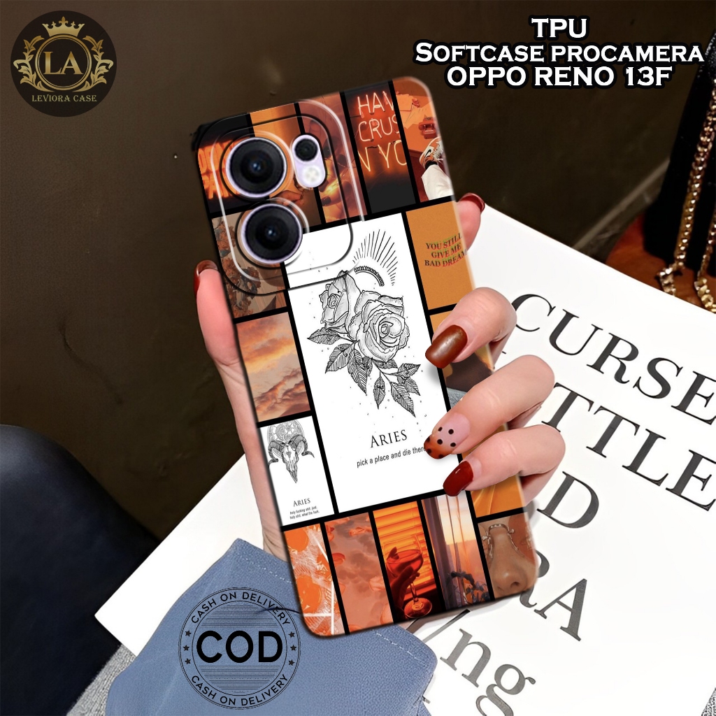 เคส HP ล่าสุด Oppo Reno 13F 2025 - เคส Leviora - เคสราศีแฟชั่น - Oppo Reno 13F 2025 Softcase - เคสกล