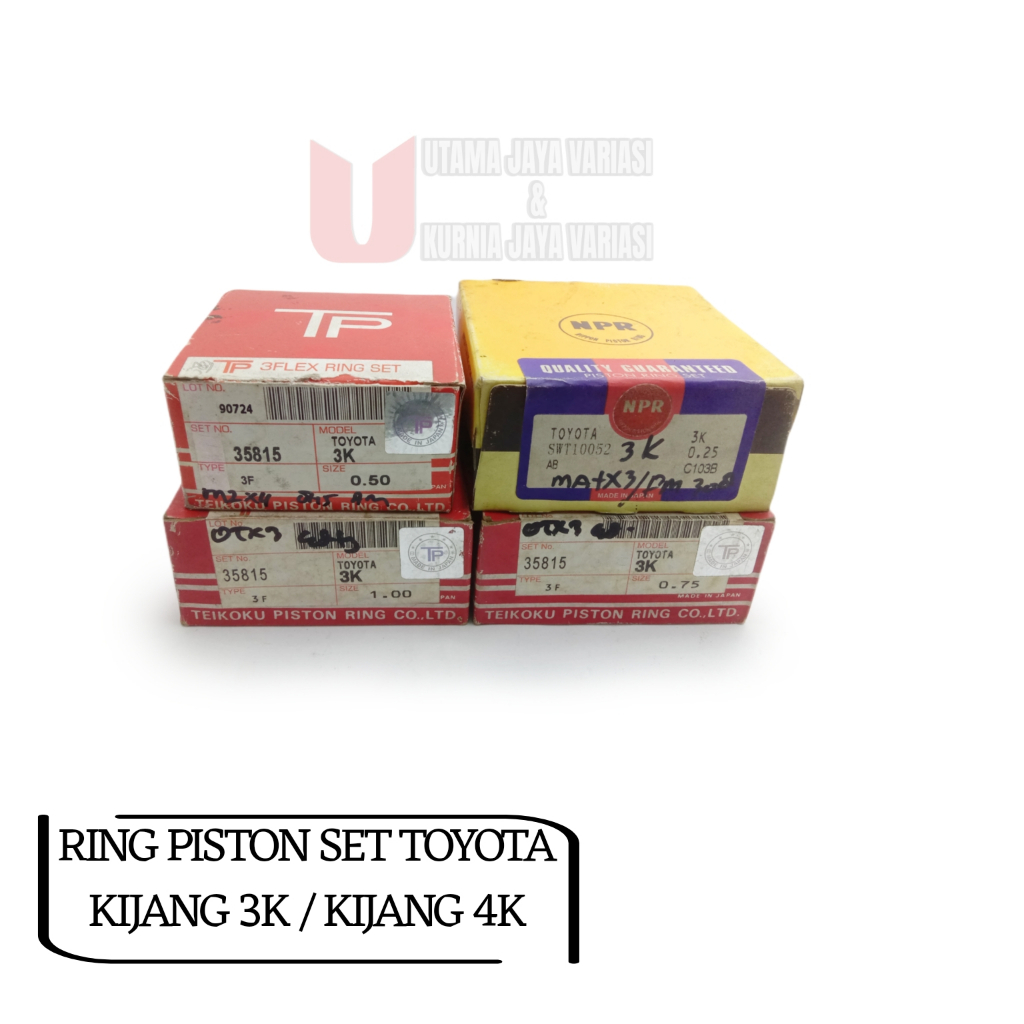 ชุดแหวน TOYOTA KIJANG 3K / 4K PISTON