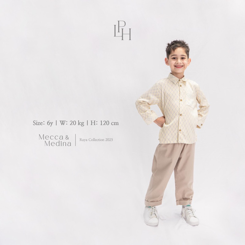 Little Palmerhaus-Arya Boy Attire Set- ชุดเสื้อเด็ก Koko สําหรับ Eid Ramadan มุสลิมเสื้อผ้าเด็ก Eid 