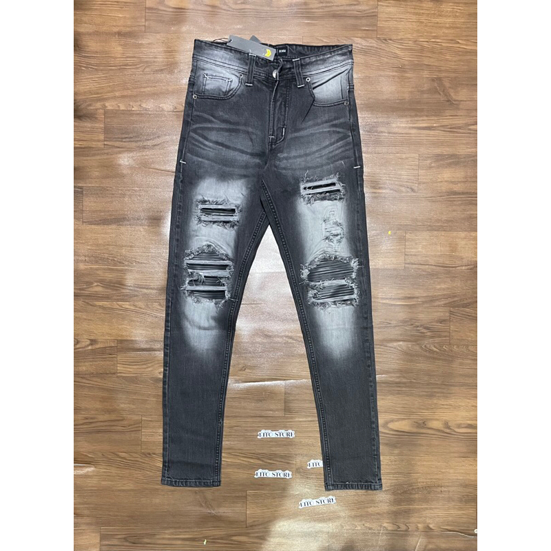 VRL ACID GYAY BIKER JEANS